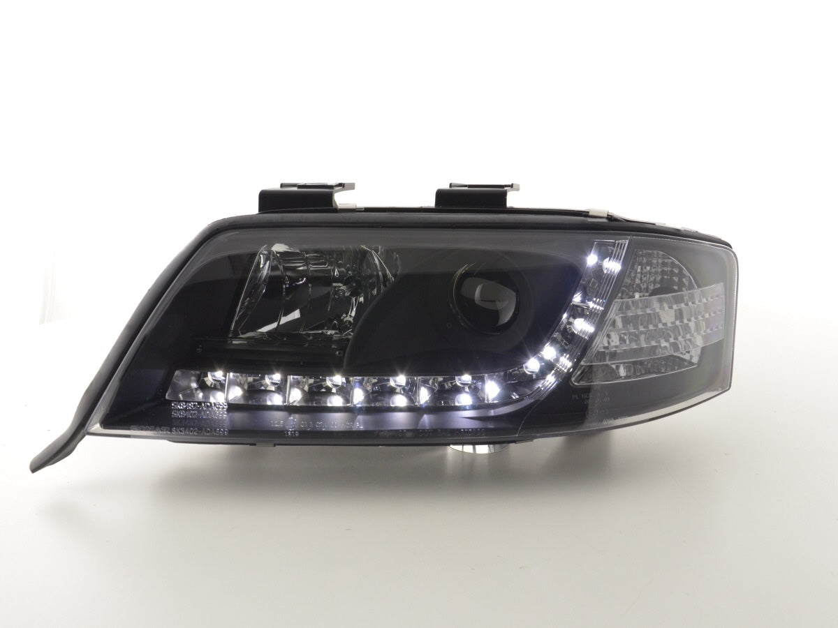 Scheinwerfer Set Daylight LED Tagfahrlicht Audi TT Typ 8N 98-06 chrom Scheinwerfer Set Daylight LED Tagfahrlicht Audi TT Typ 8N 98-06 chrom